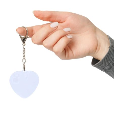 Llavero con luz Gleamo | Forma de corazón Ecológico Personalizado 101513476