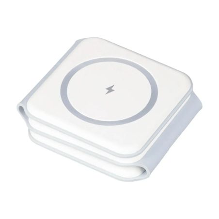 Cargador inalámbrico Trigo 3 en 1 magnético y plegable