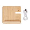 Cargador inalámbrico Tribu | Bambú reciclado | 3-en-1 Ecológico Personalizado 101514192 - Imagen 4