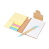 Cuaderno y bolígrafo Quillo | Cartón reciclado | A6 | Ecológico Personalizado 101514193 - Imagen 1