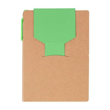 Cuaderno y bolígrafo Quillo | Cartón reciclado | A6 | Ecológico Personalizado 101514193
