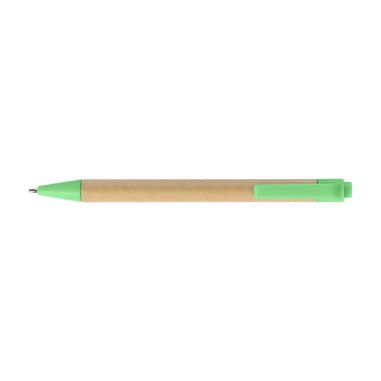 Cuaderno y bolígrafo Quillo | Cartón reciclado | A6 | Ecológico Personalizado 101514193