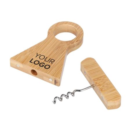 Soporte para botella de vino Vincio | Bambú reciclado Ecológico Personalizado 101514194