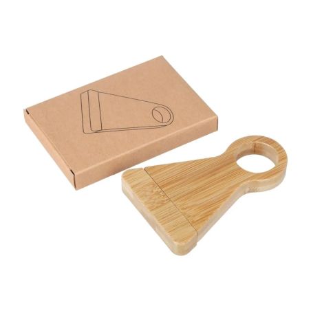 Soporte para botella de vino Vincio | Bambú reciclado Ecológico Personalizado 101514194