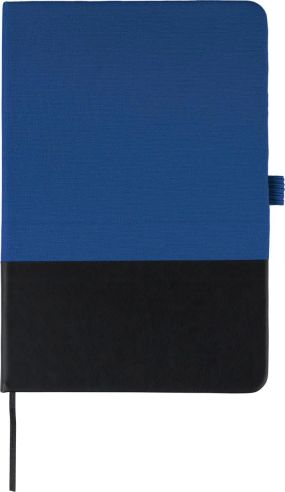 Cuaderno rPET A5 80p 70gsm PU grabado láser soporte