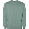 Sudadera cuello redondo unisex lavado ácido canalé - Imagen 48
