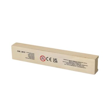 Estuche madera con lápices y regla 20 cm