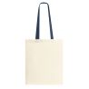 Bolsa algodón natural 105 g/m² asas color - Imagen 6