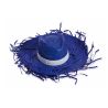 Sombrero paja cinta interior flecos filagarchados - Imagen 2