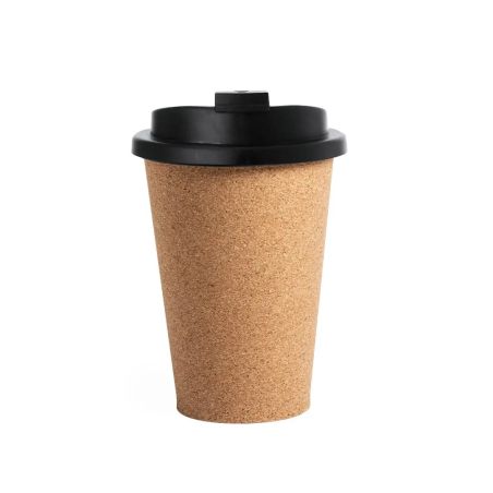 Vaso térmico de corcho 350 ml con tapa dosificadora