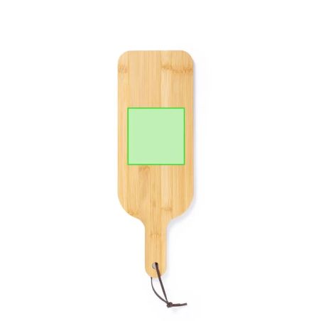Tabla de bambú 40 cm con asa y cordón
