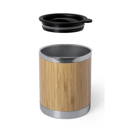 Vaso térmico bambú acero 300 ml