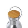 Bidón acero inox 800 ml tapón bambú - Imagen 3