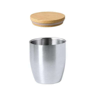 Vaso térmico acero bambú 280 ml