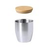 Vaso térmico acero bambú 280 ml - Imagen 5