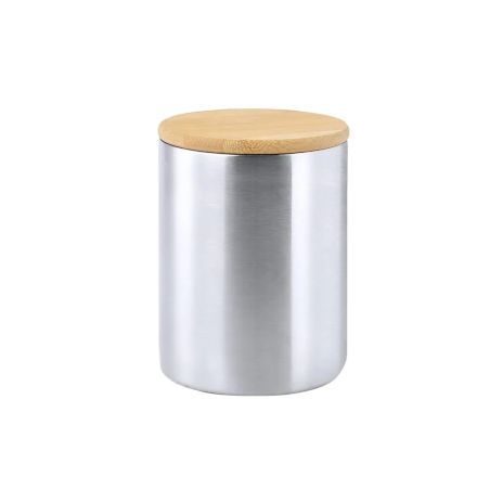 Taza térmica acero inox 350 ml tapa bambú FSC caja eco