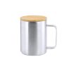 Taza térmica acero inox 350 ml tapa bambú FSC caja eco - Imagen 10