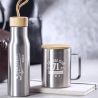 Taza térmica acero inox 350 ml tapa bambú FSC caja eco - Imagen 15