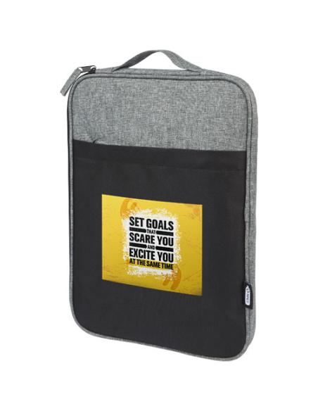 Funda para portátil de 14" reciclada GRS en dos tonos de 2,5 L "Riclaom"