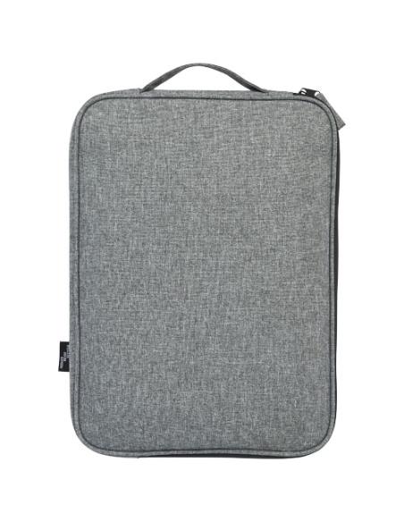 Funda para portátil de 14" reciclada GRS en dos tonos de 2,5 L "Riclaom"