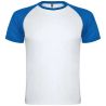 Camiseta deportiva unisex manga corta raglan contraste - Imagen 36