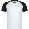 Camiseta deportiva unisex manga corta raglan contraste - Imagen 39