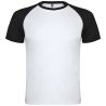 Camiseta deportiva unisex manga corta raglan contraste - Imagen 40