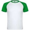 Camiseta deportiva unisex manga corta raglan contraste - Imagen 44
