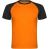 Camiseta deportiva unisex manga corta raglan contraste - Imagen 51
