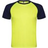 Camiseta deportiva unisex manga corta raglan contraste - Imagen 55