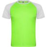 Camiseta deportiva unisex manga corta raglan contraste - Imagen 59