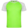 Camiseta deportiva unisex manga corta raglan contraste - Imagen 60