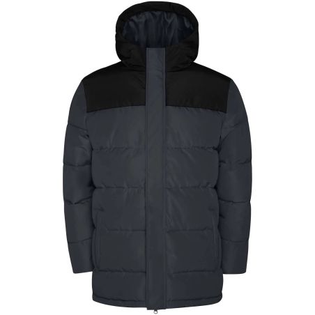 Chaqueta acolchada infantil con capucha fija