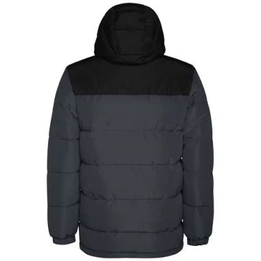 Chaqueta acolchada infantil con capucha fija