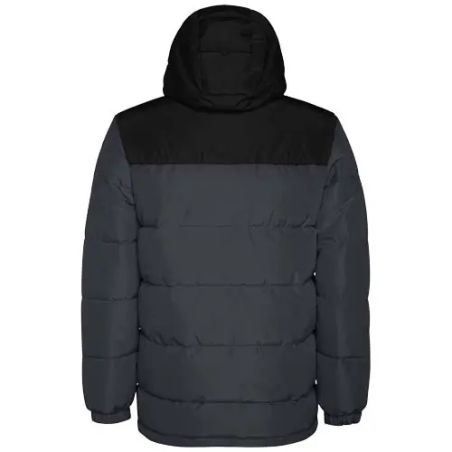 Chaqueta acolchada infantil con capucha fija