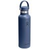Botella de agua Hydra Flask de acero inoxidable con aislamiento térmico, boca estándar, 621 ml, con tapón con pajita Ecológica P - Imagen 9