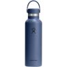 Botella de agua Hydra Flask de acero inoxidable con aislamiento térmico, boca estándar, 621 ml, con tapón con pajita Ecológica P - Imagen 10
