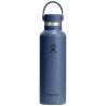 Botella de agua Hydra Flask de acero inoxidable con aislamiento térmico, boca estándar, 621 ml, con tapón con pajita Ecológica P - Imagen 11