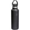 Botella de agua Hydra Flask de acero inoxidable con aislamiento térmico, boca estándar, 621 ml, con tapón con pajita Ecológica P - Imagen 12