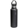 Botella de agua Hydra Flask de acero inoxidable con aislamiento térmico, boca estándar, 621 ml, con tapón con pajita Ecológica P - Imagen 13