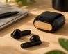 Auriculares TWS ABS bambú 30 mAh 6h música 4h llamadas - Imagen 14