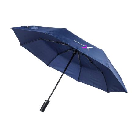 Paraguas plegable rPET 190T automático empuñadura neumático