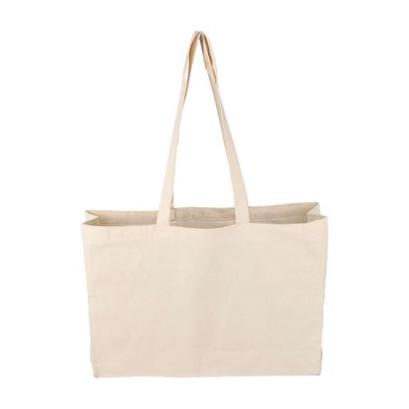 Bolsa de algodón 220 g/m² con fuelle 10 cm