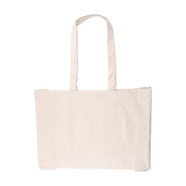 Bolsa de algodón 220 g/m² con fuelle 10 cm