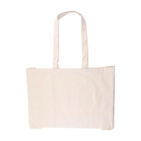 Bolsa de algodón 220 g/m² con fuelle 10 cm