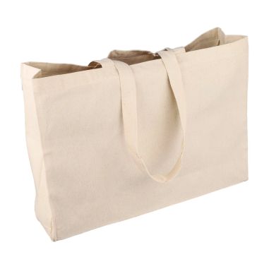 Bolsa de algodón 220 g/m² con fuelle 10 cm