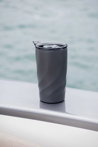 Vaso termo inox reciclado 400 ml cerámico Coppertech tapa