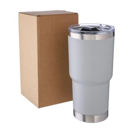 Vaso termo acero inox 304 590 ml doble pared tapa LFGB