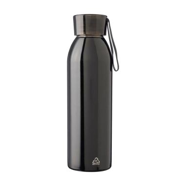 Botella acero reciclado 650 ml con correa