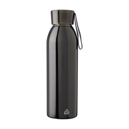 Botella acero reciclado 650 ml con correa